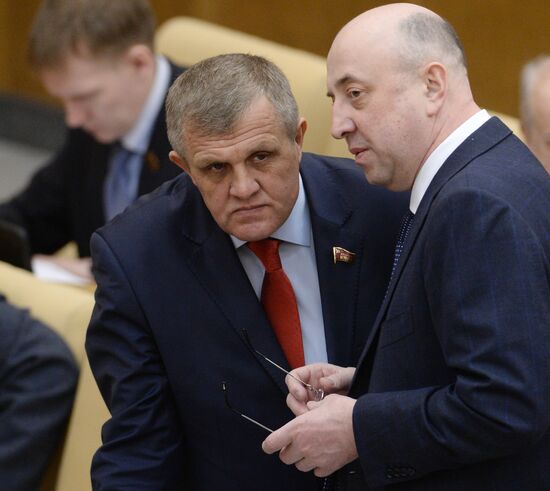State Duma plenary meeting