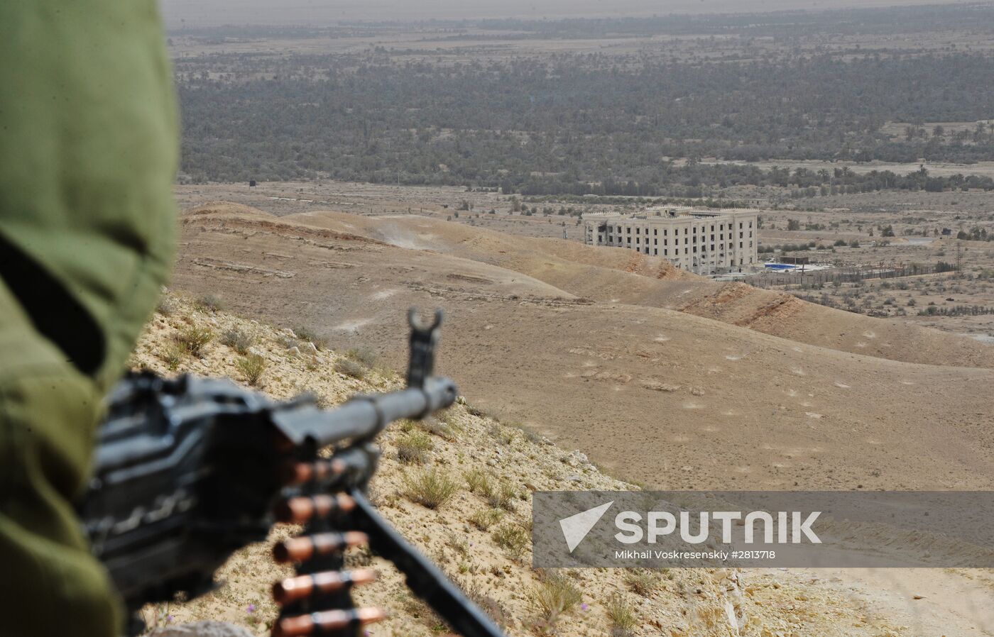 Syrian army and militias fight for Palmyra