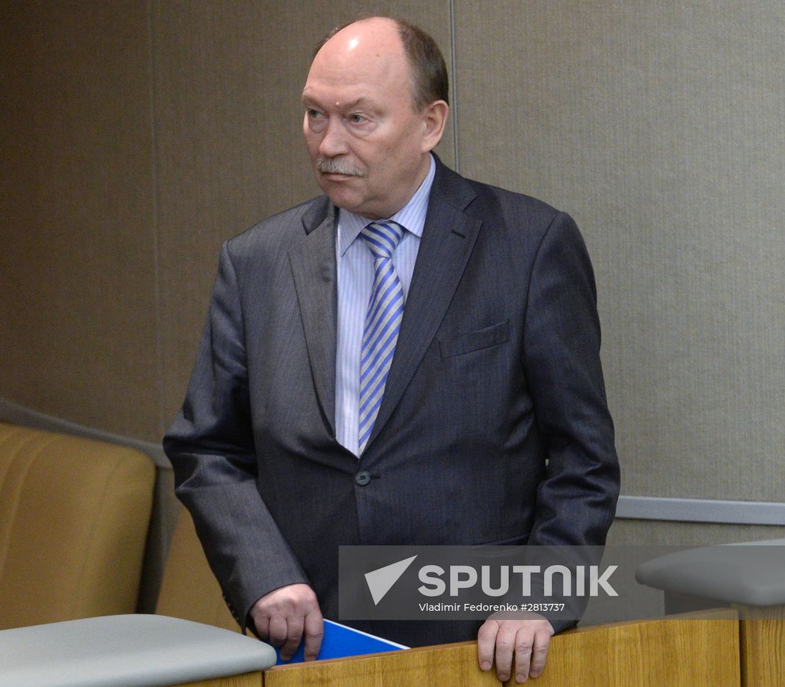 State Duma plenary meeting