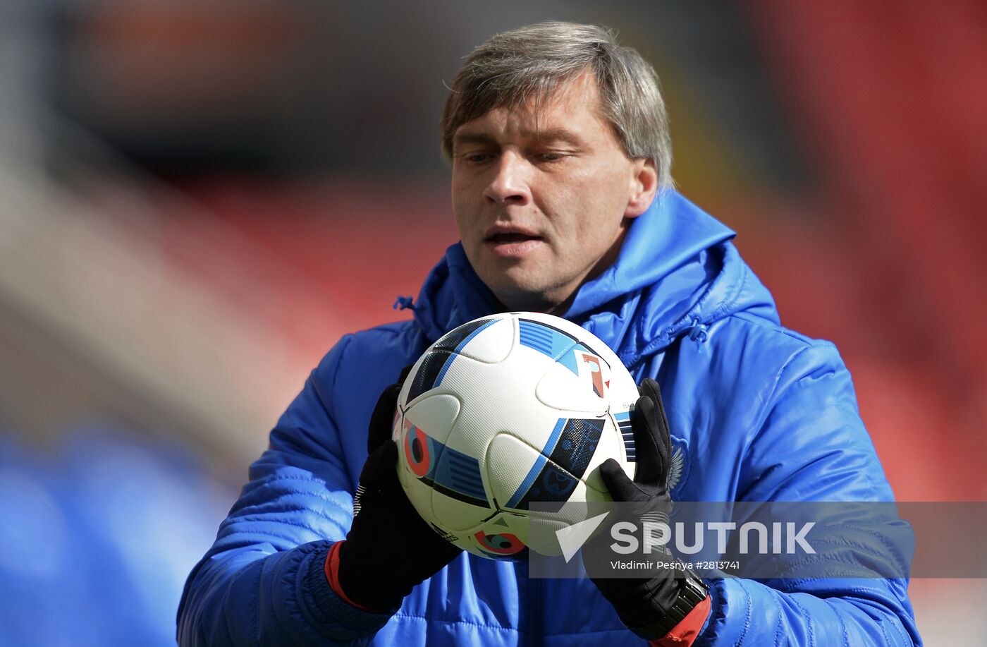 Football. Russian national team practice