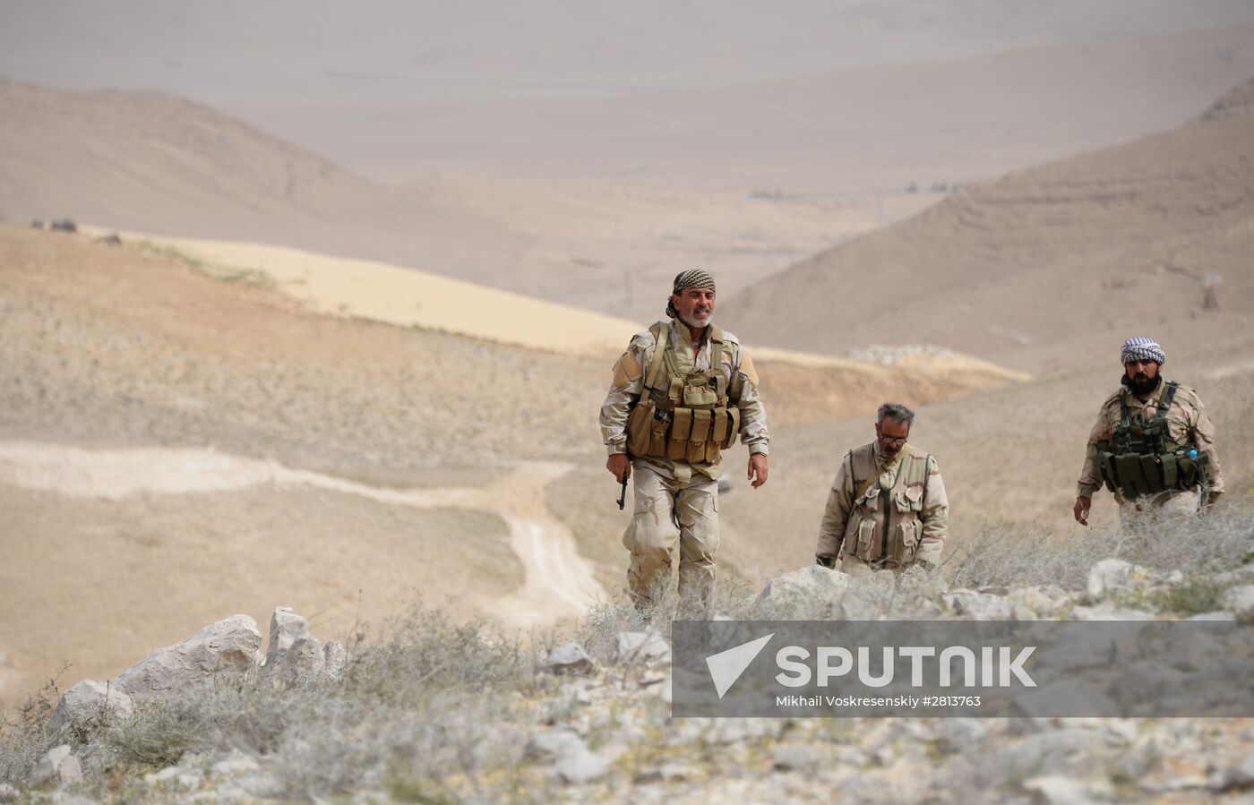 Syrian army and militias fight for Palmyra