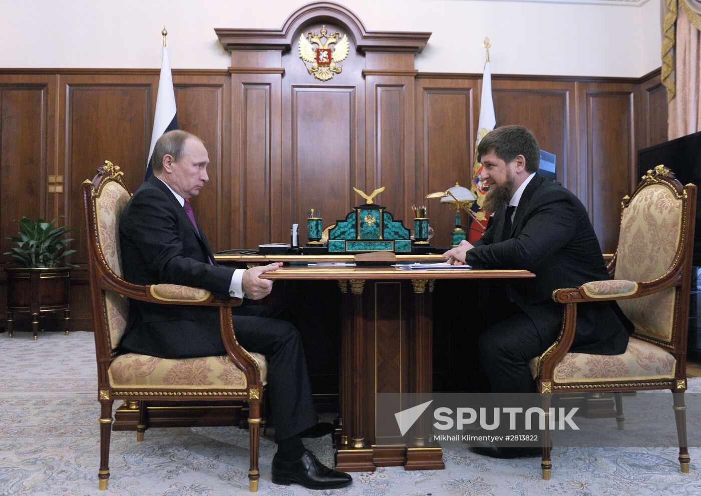 President Putin meets with Ramzan Kadyrov