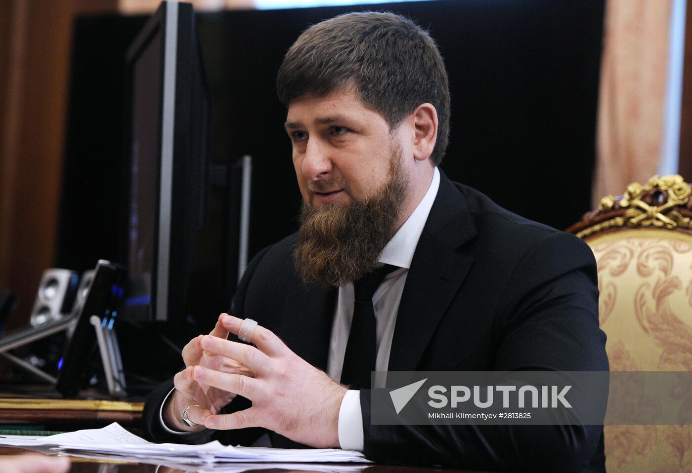 President Putin meets with Ramzan Kadyrov