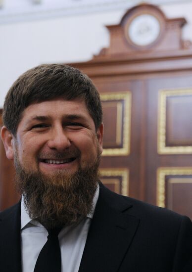 President Putin meets with Ramzan Kadyrov