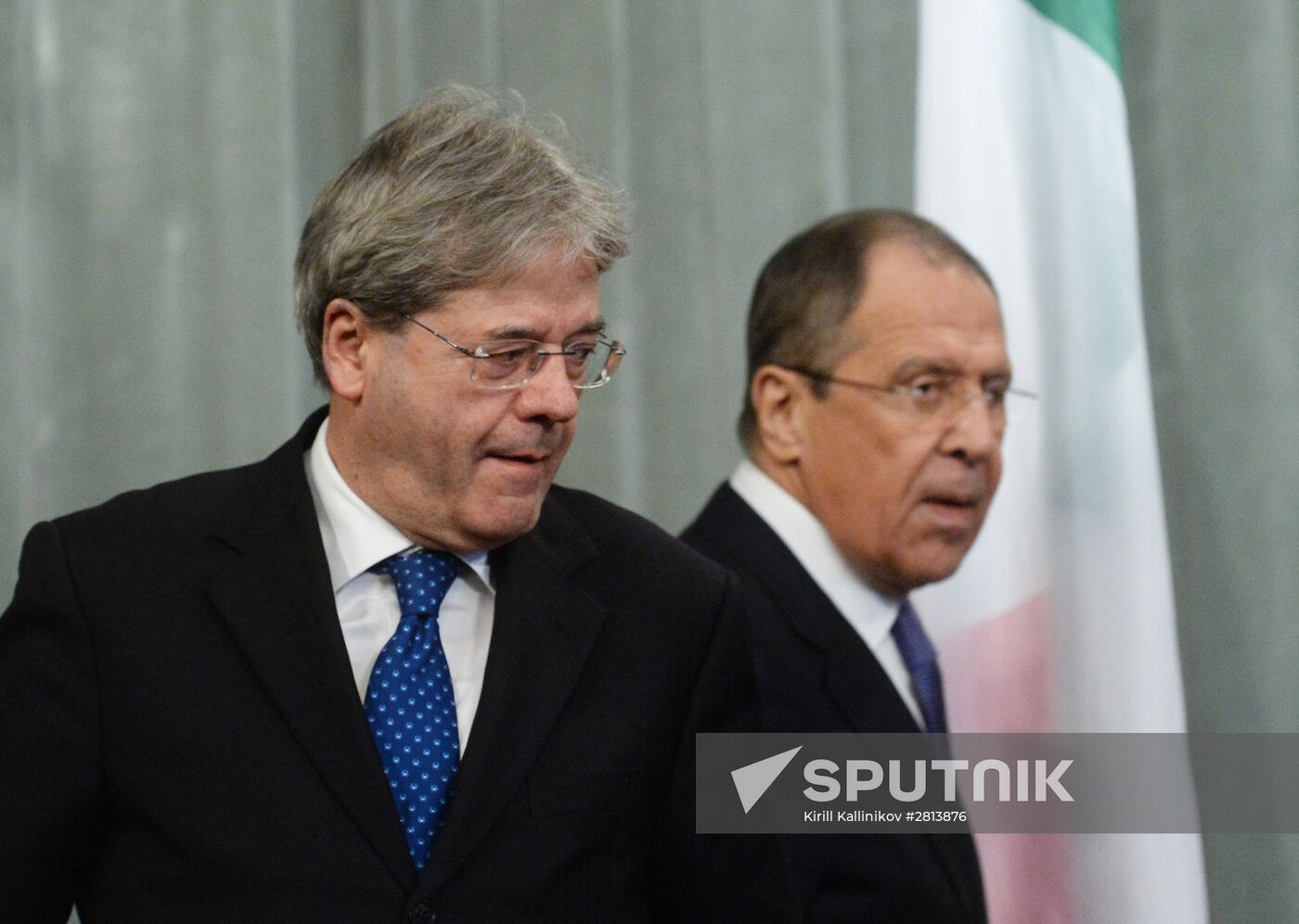 Russian Foreign Minister Lavrov meets Italian FM Gentilone