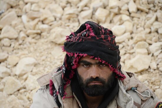 Syrian government army and militia fight for Palmyra