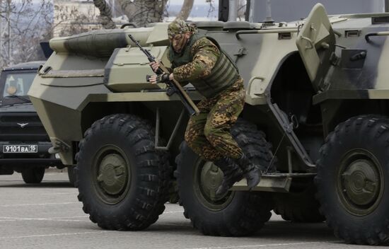 Interior Troops celebrate 205th anniversary in Sevastopol