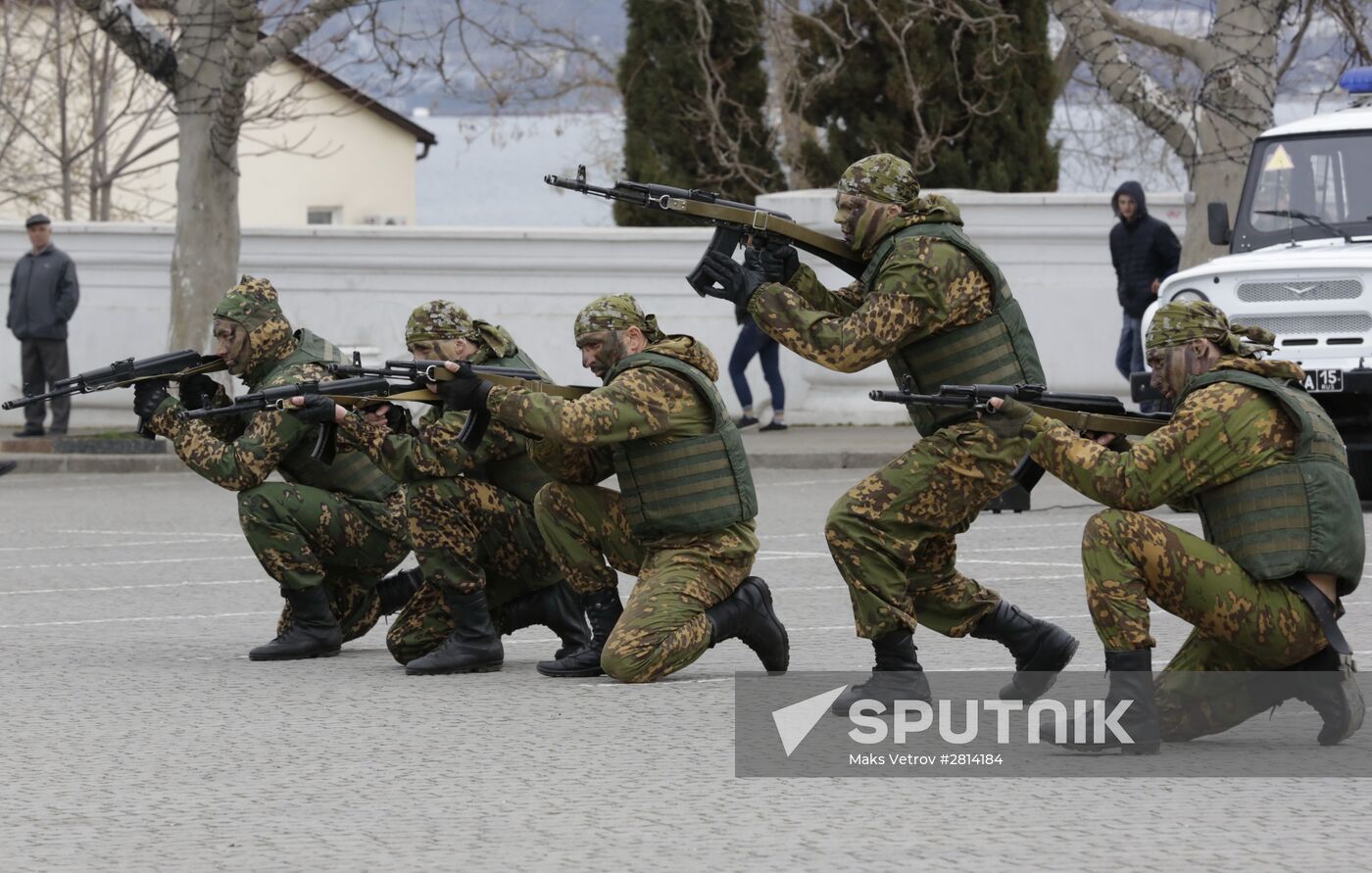 Interior Troops celebrate 205th anniversary in Sevastopol