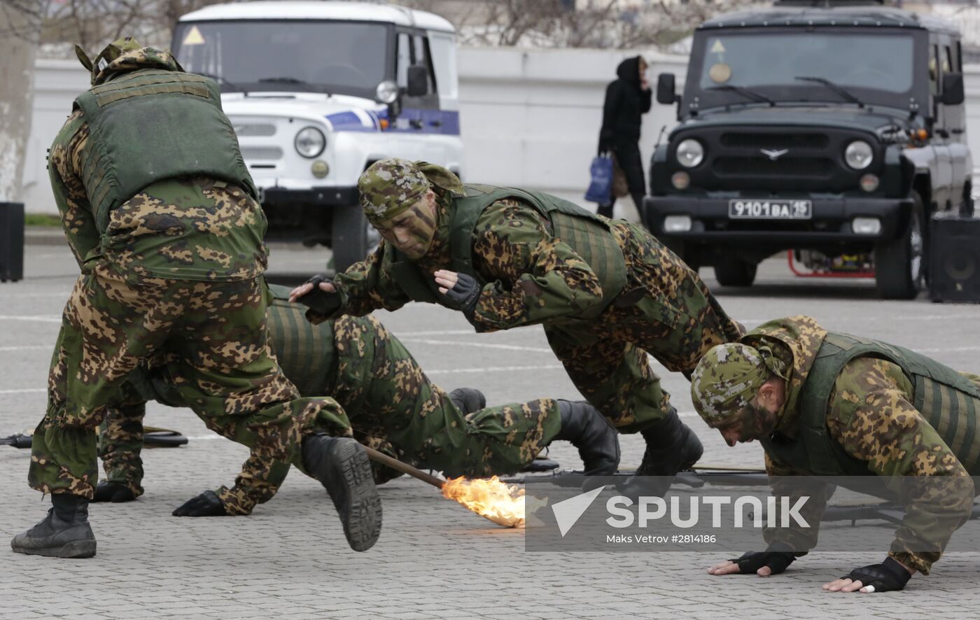 Interior Troops celebrate 205th anniversary in Sevastopol
