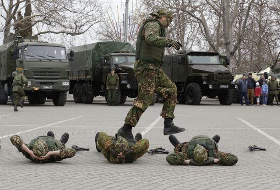 Interior Ministry Troops celebrate 205th anniversary in Sevastopol
