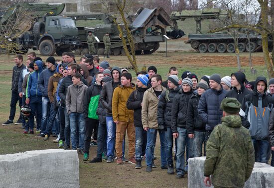 Conscipt Day at Black Sea Fleet detached engineer regiment