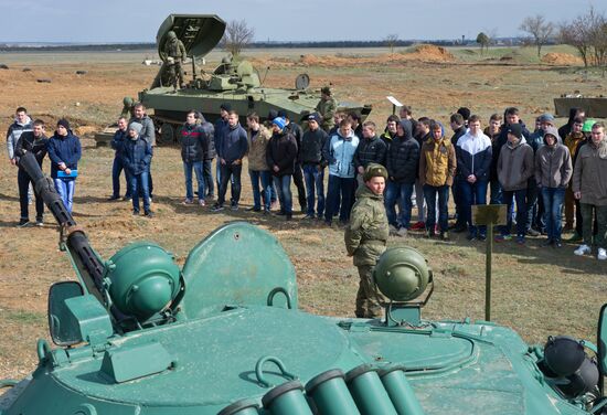 Conscipt Day at Black Sea Fleet detached engineer regiment