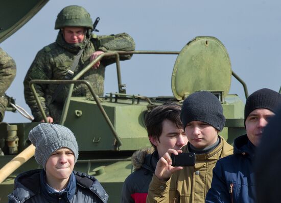 Conscipt Day at Black Sea Fleet detached engineer regiment