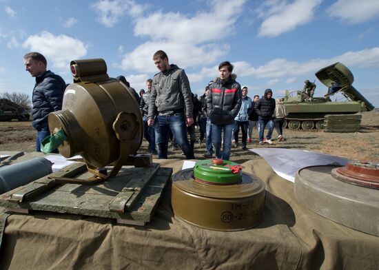 Conscipt Day at Black Sea Fleet detached engineer regiment
