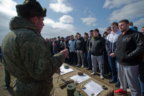 Conscipt Day at Black Sea Fleet detached engineer regiment