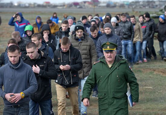 Conscipt Day at Black Sea Fleet detached engineer regiment
