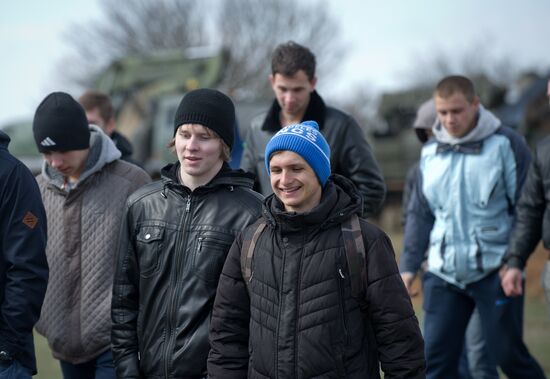 Conscipt Day at Black Sea Fleet detached engineer regiment