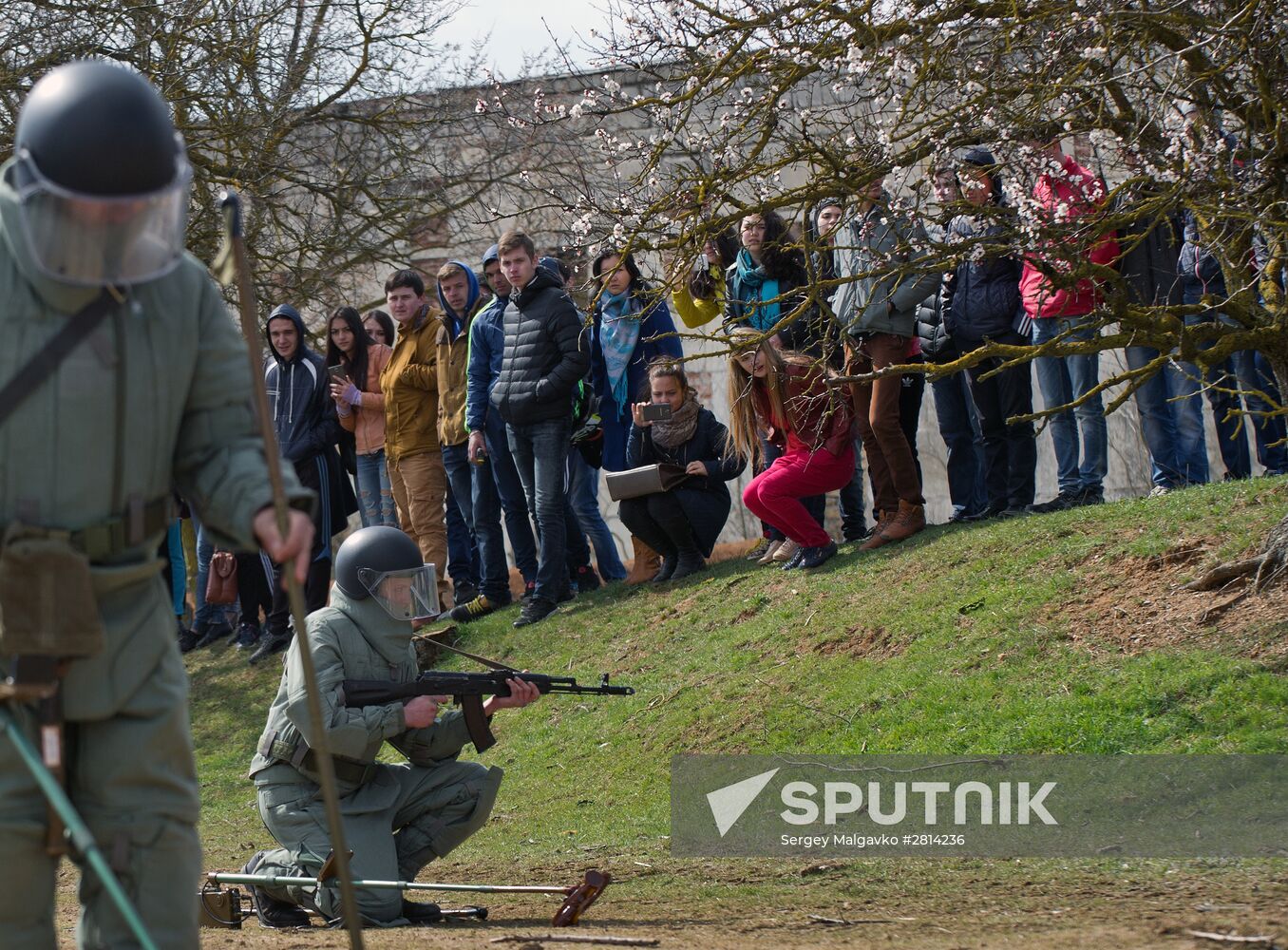 Conscipt Day at Black Sea Fleet detached engineer regiment