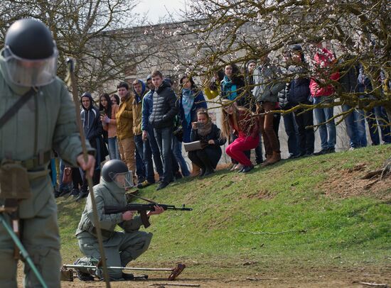 Conscipt Day at Black Sea Fleet detached engineer regiment