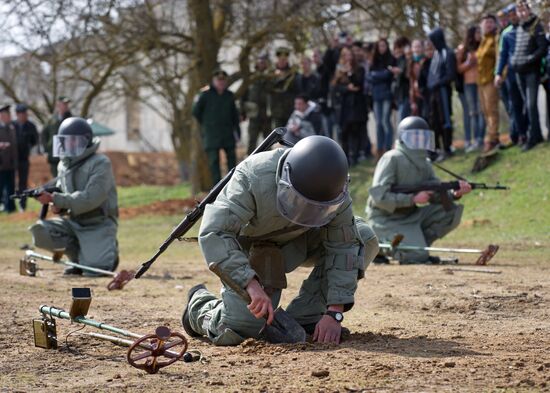 Conscipt Day at Black Sea Fleet detached engineer regiment