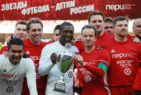 Football Stars for Russia's Children charity match