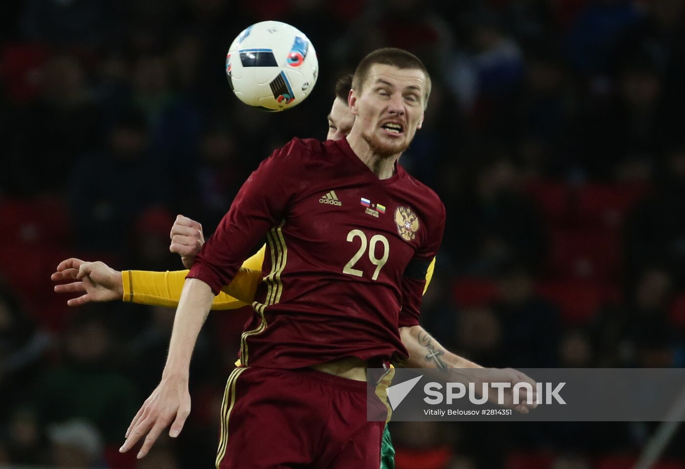 Football. Friendly match Russia vs. Lithuania