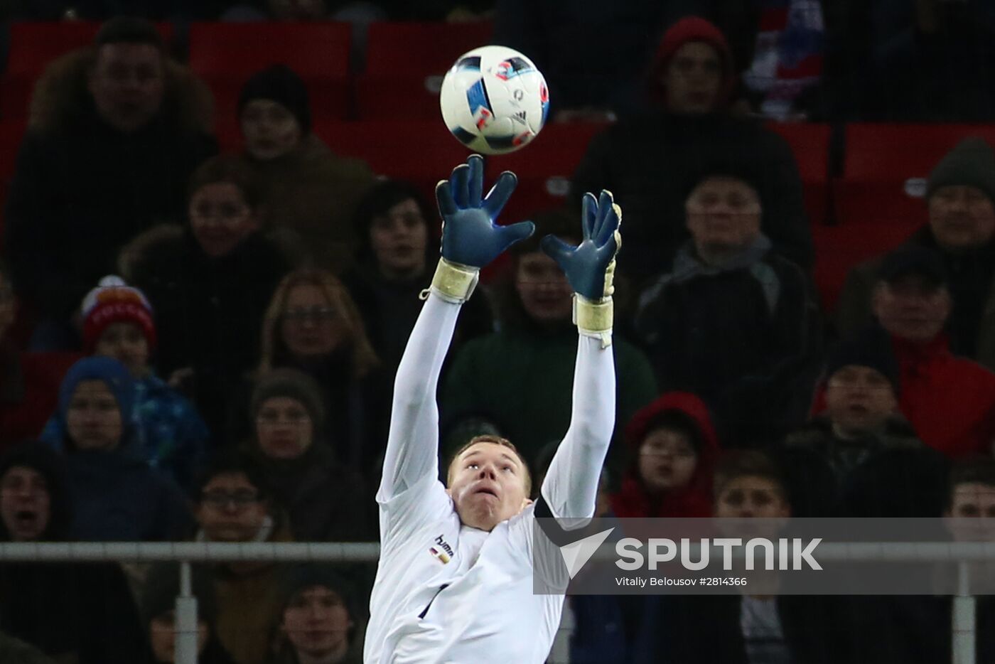 Football. Friendly match Russia vs. Lithuania