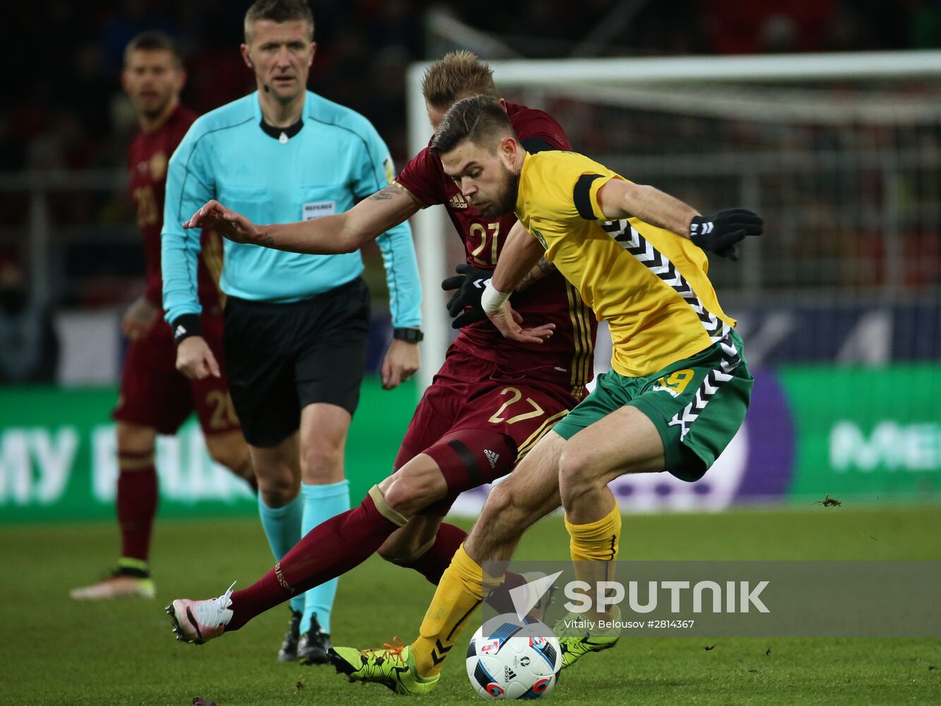 Football. Friendly match Russia vs. Lithuania