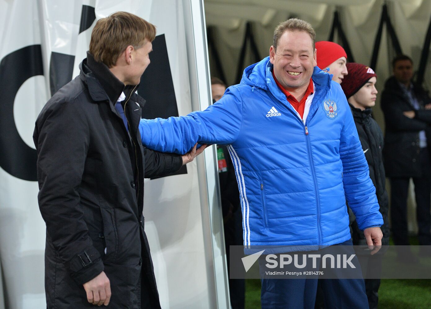 Football. Friendly match Russia vs. Lithuania