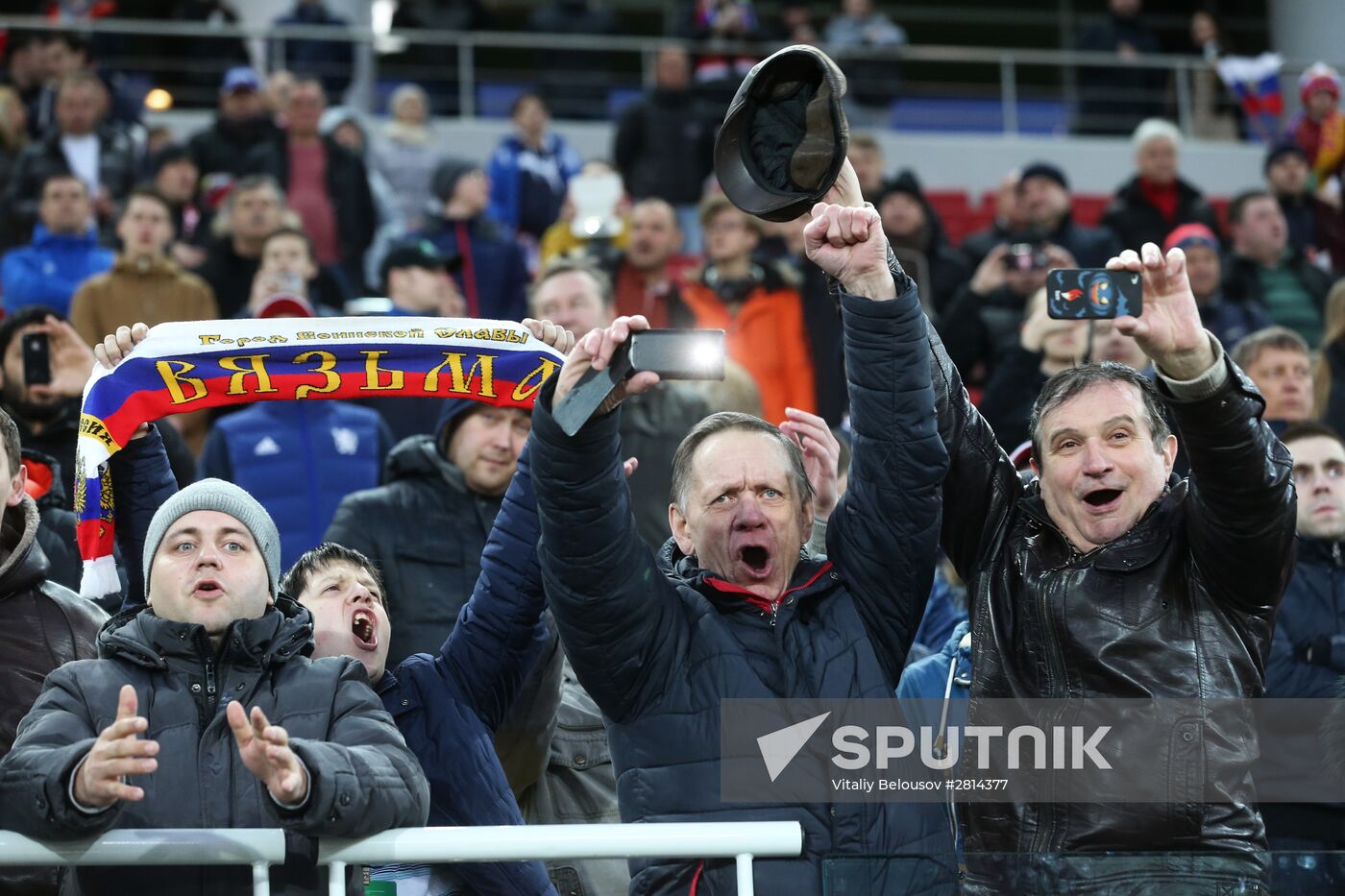 Football. Friendly match Russia vs. Lithuania