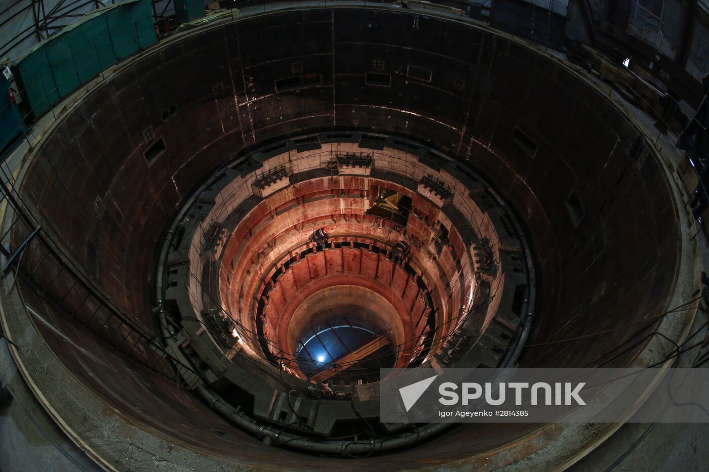Nizhne-Bureyskaya hydro power plant in Amur Region