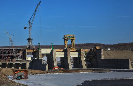 Nizhne-Bureyskaya hydro power plantin Amur Region