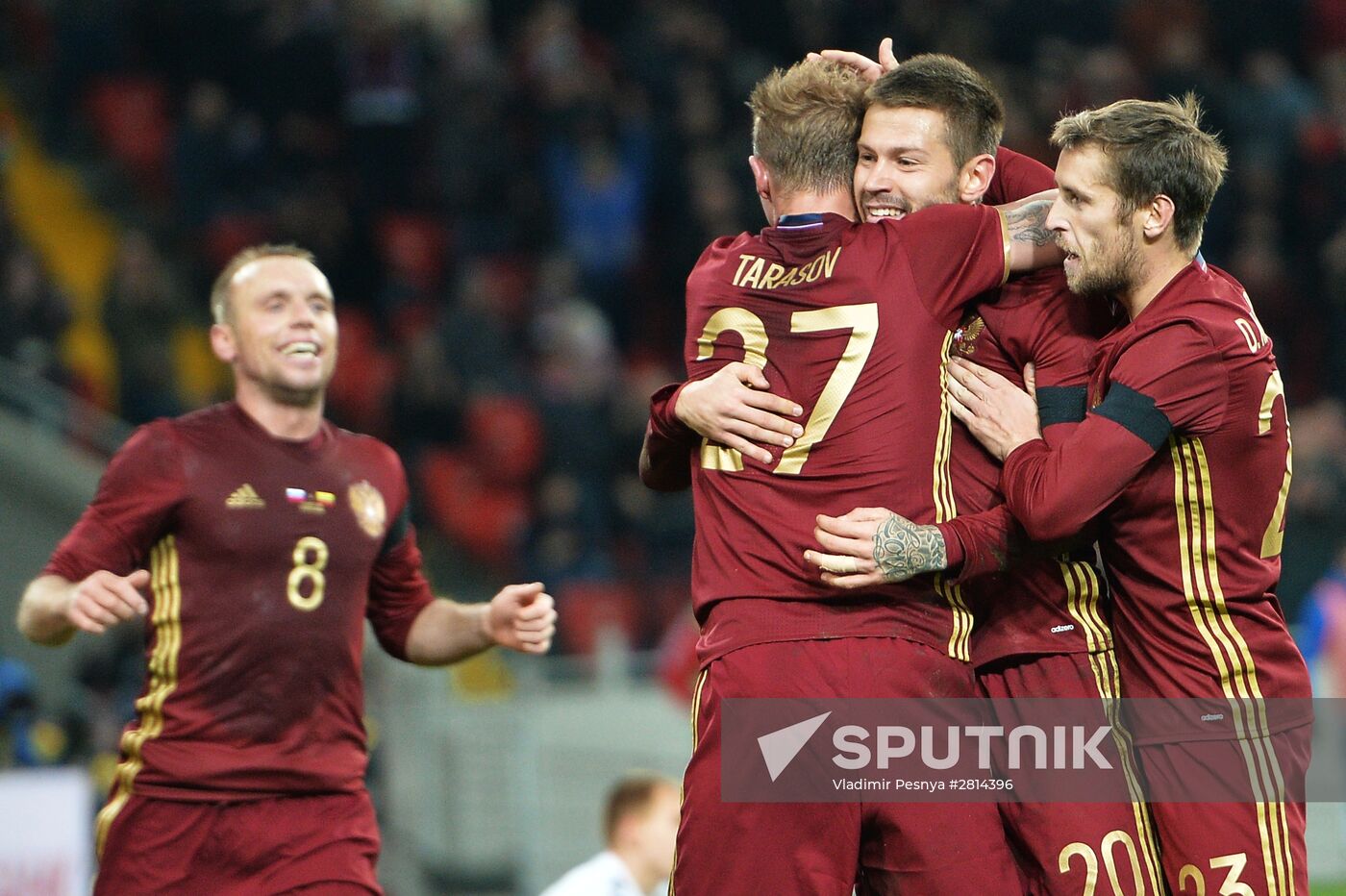 Football. Friendly match Russia vs. Lithuania