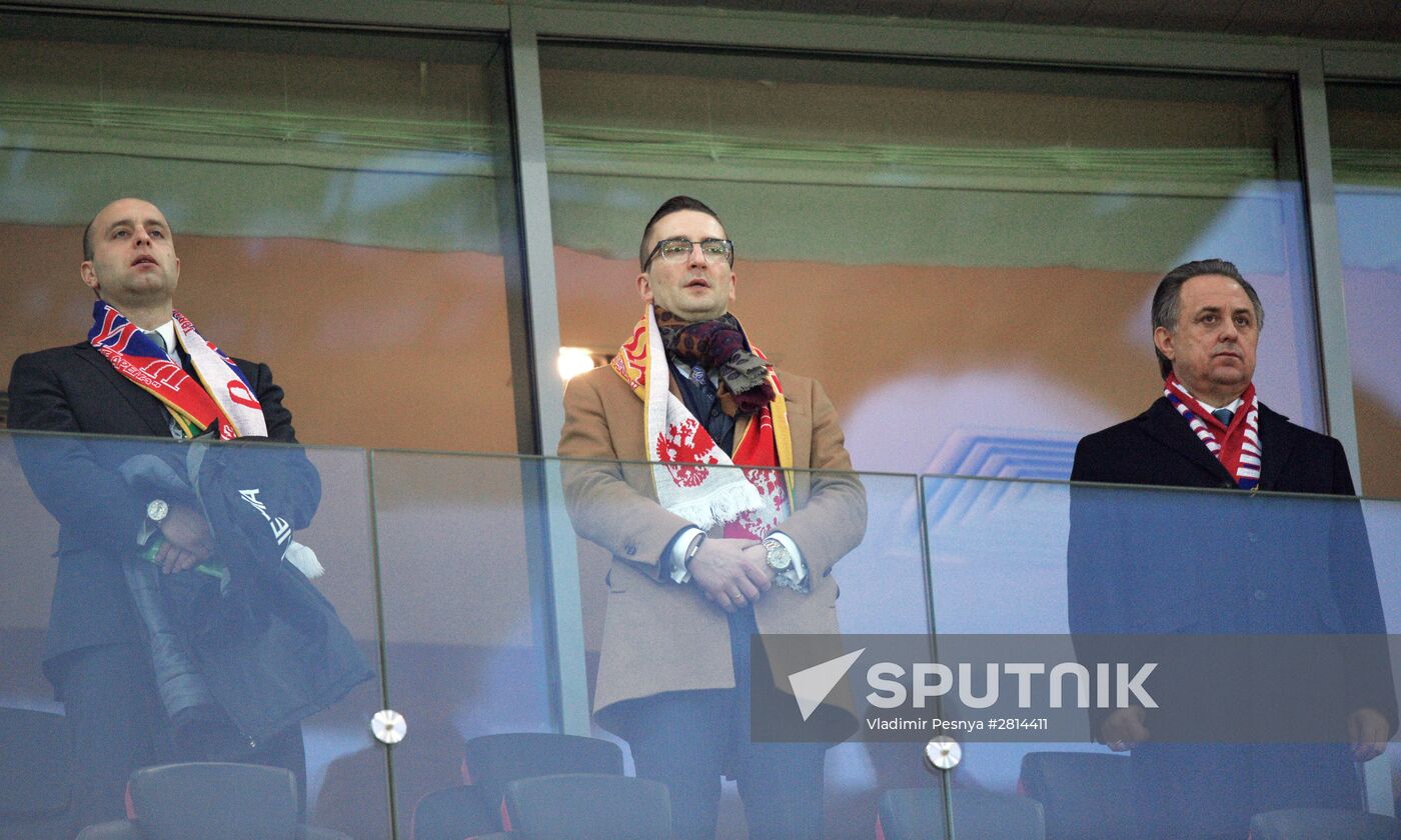 Russia vs. Lithuania friendly football match