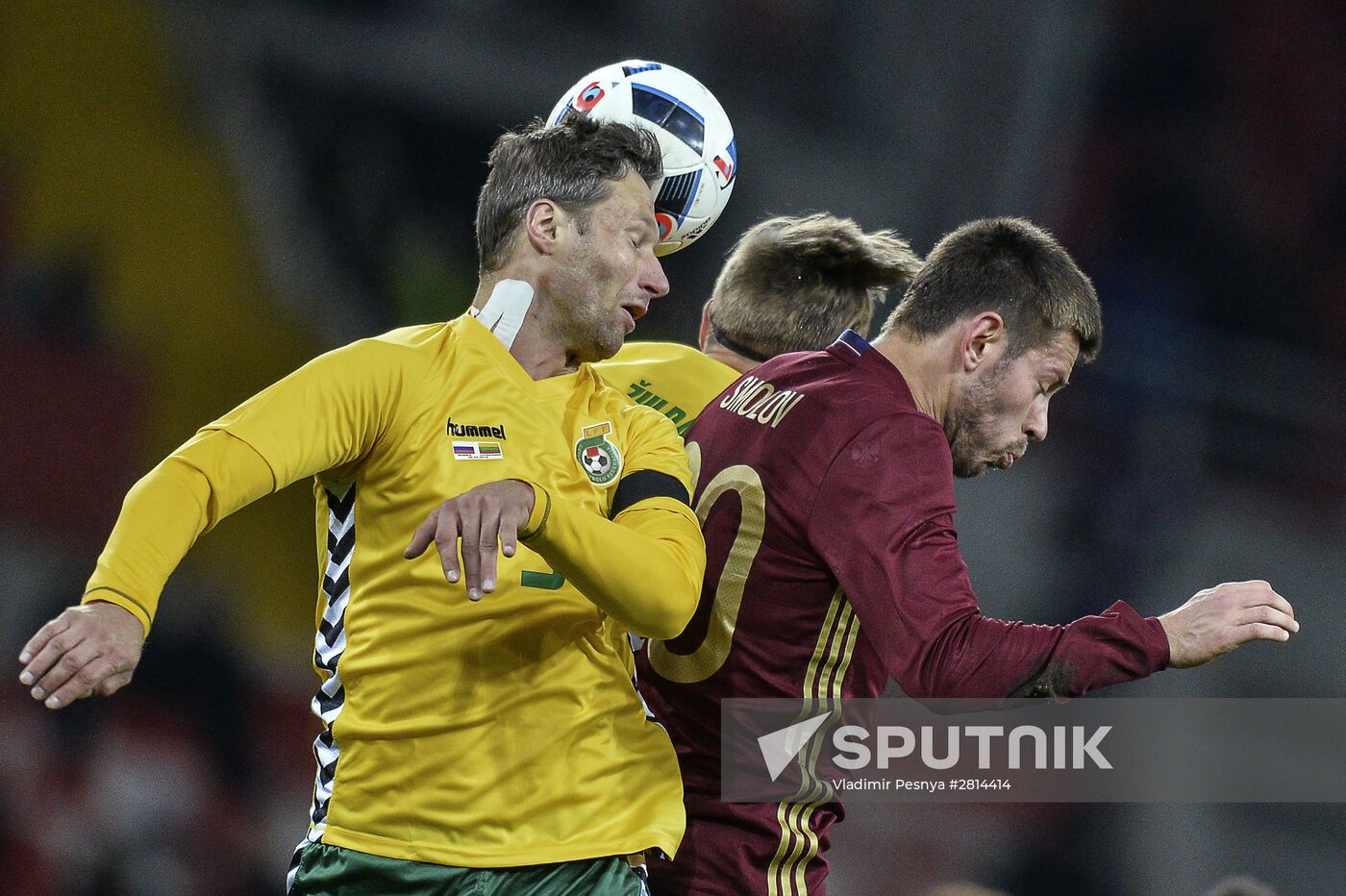 Russia vs. Lithuania friendly football match