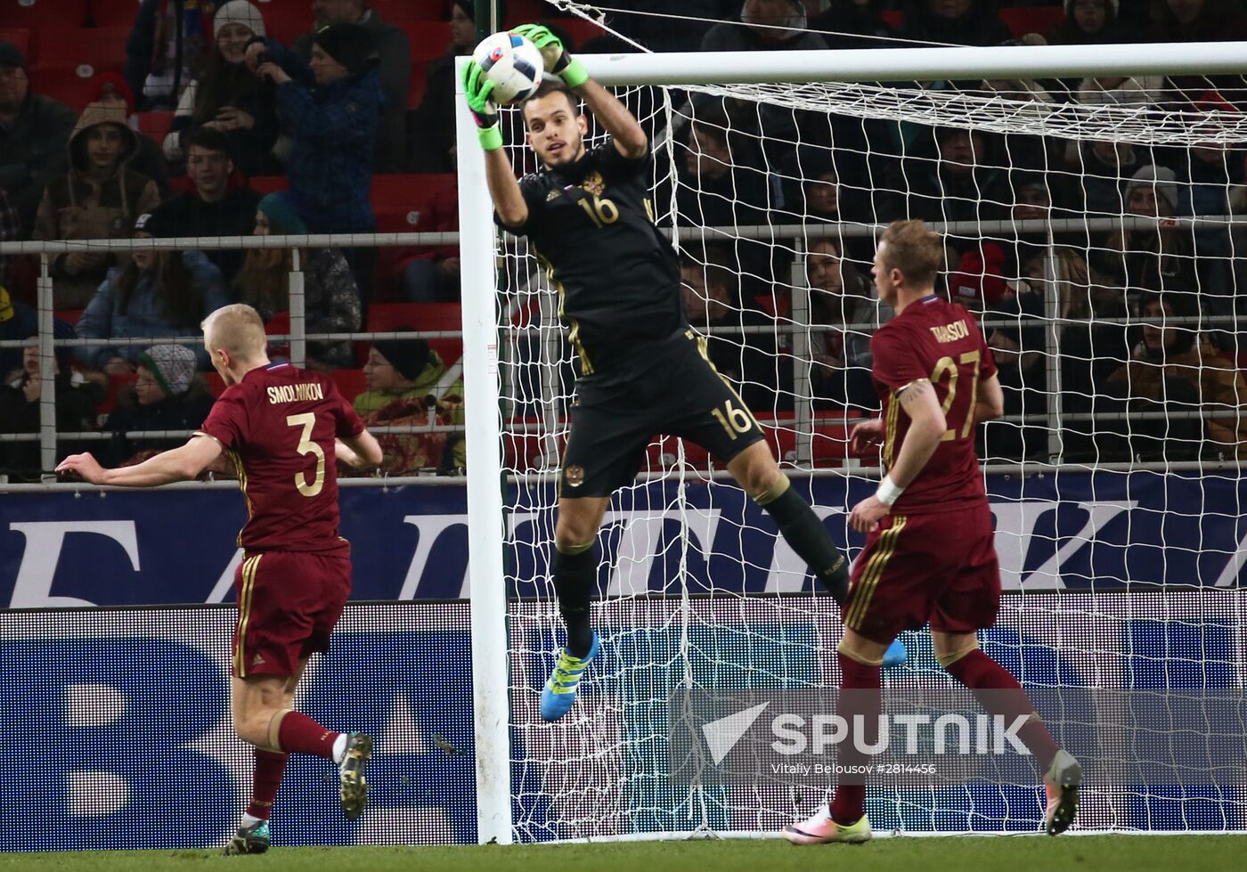 Russia vs. Lithuania friendly football match