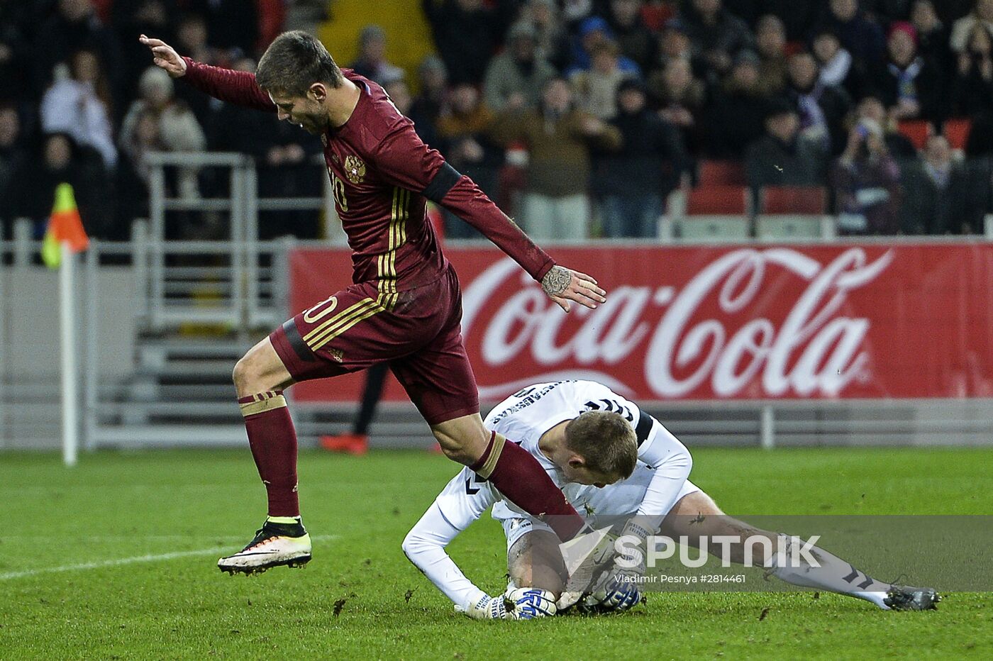 Russia vs. Lithuania friendly football match