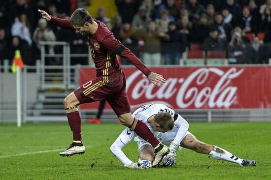Russia vs. Lithuania friendly football match