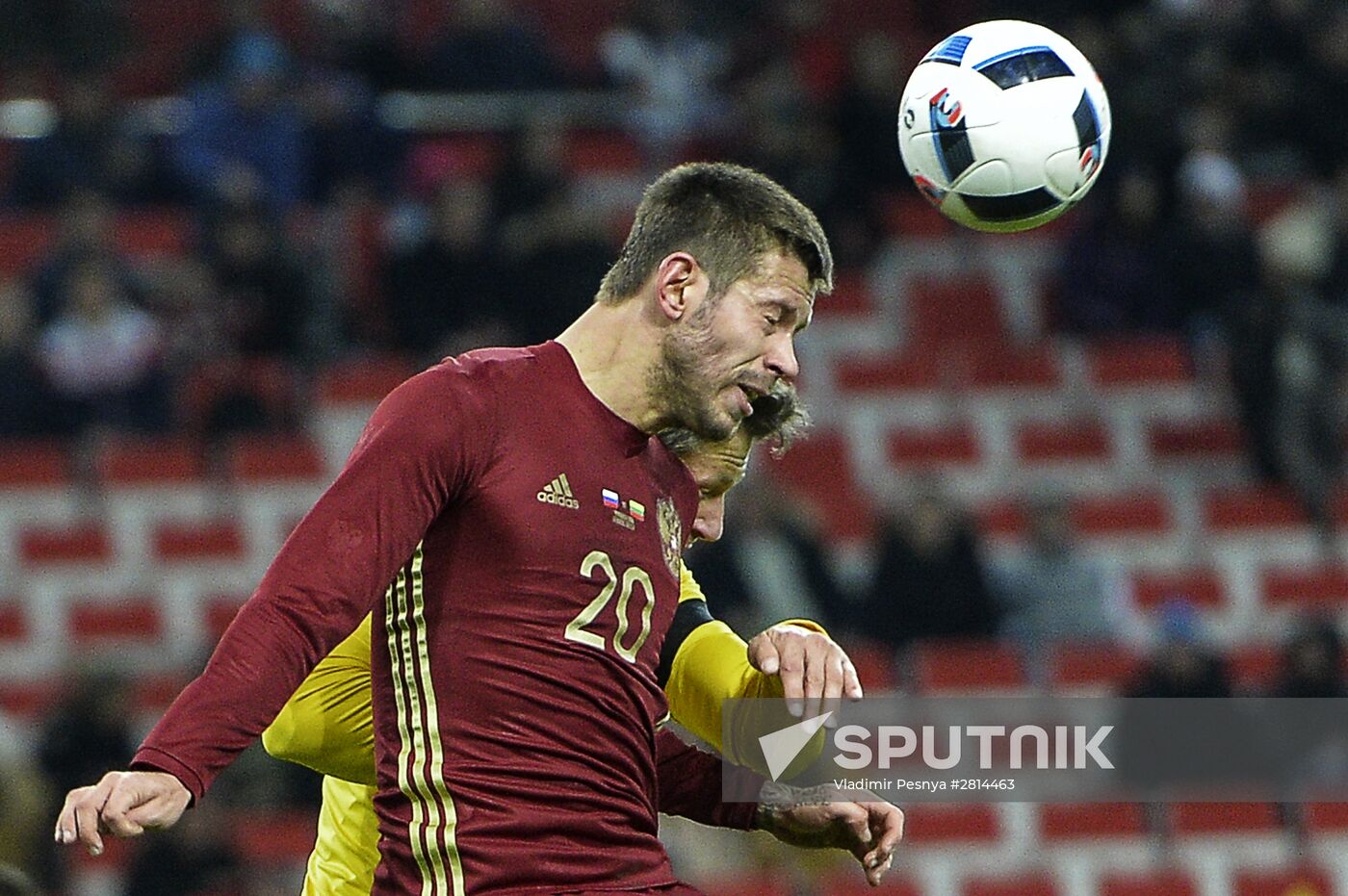 Russia vs. Lithuania friendly football match