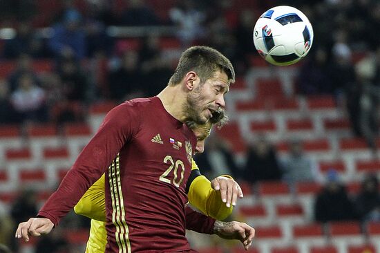 Russia vs. Lithuania friendly football match