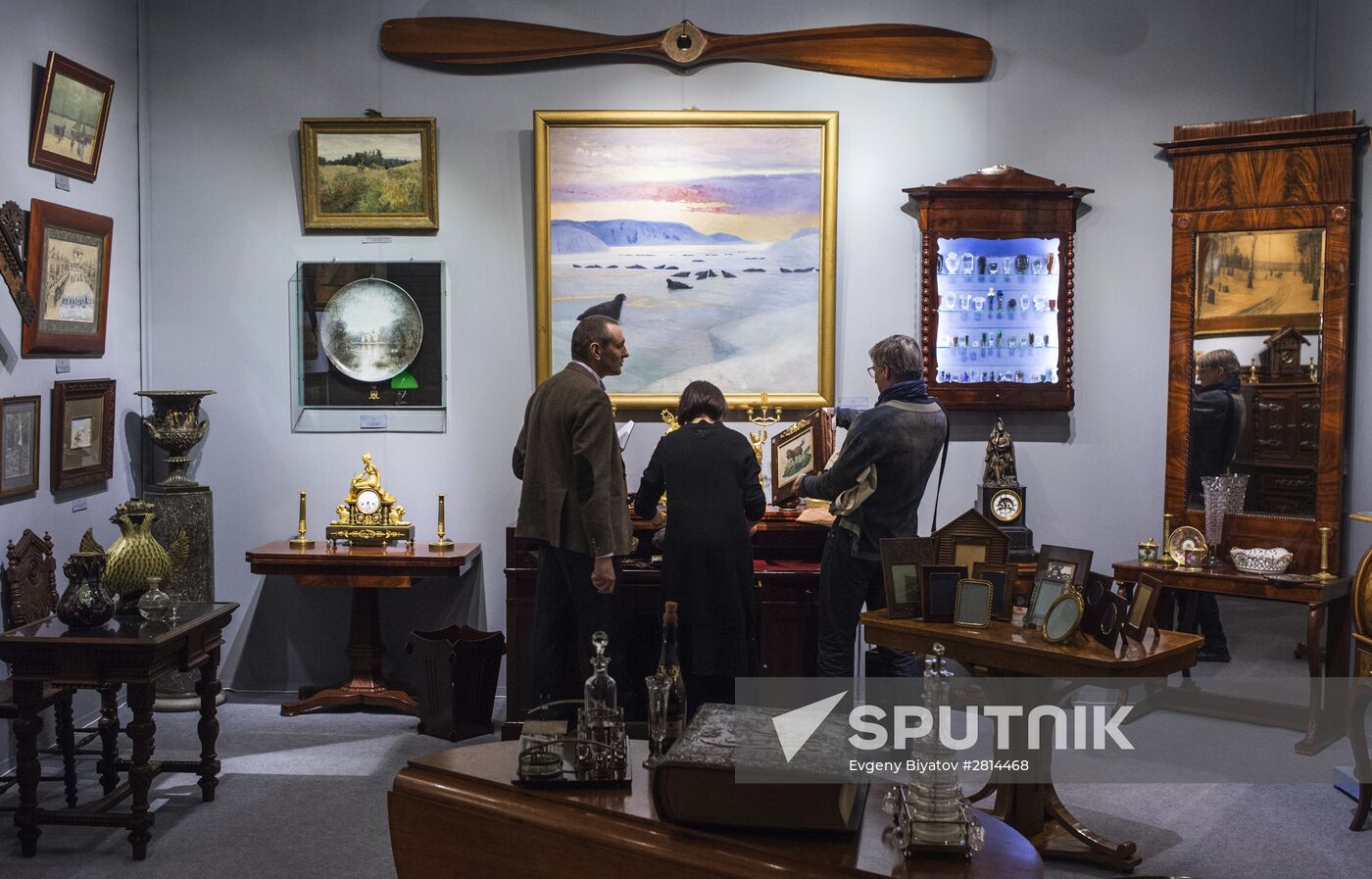 40th Russian Antique Salon opening