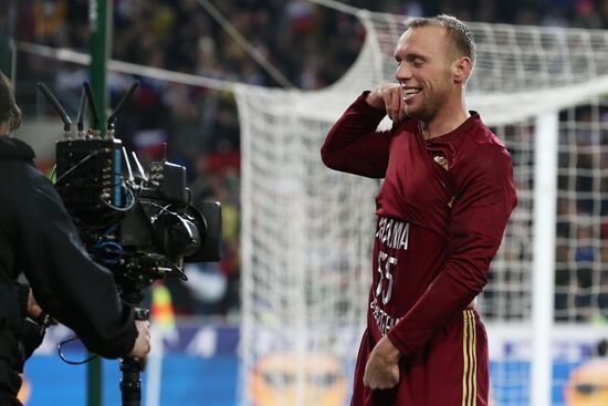 Russia vs. Lithuania friendly football match