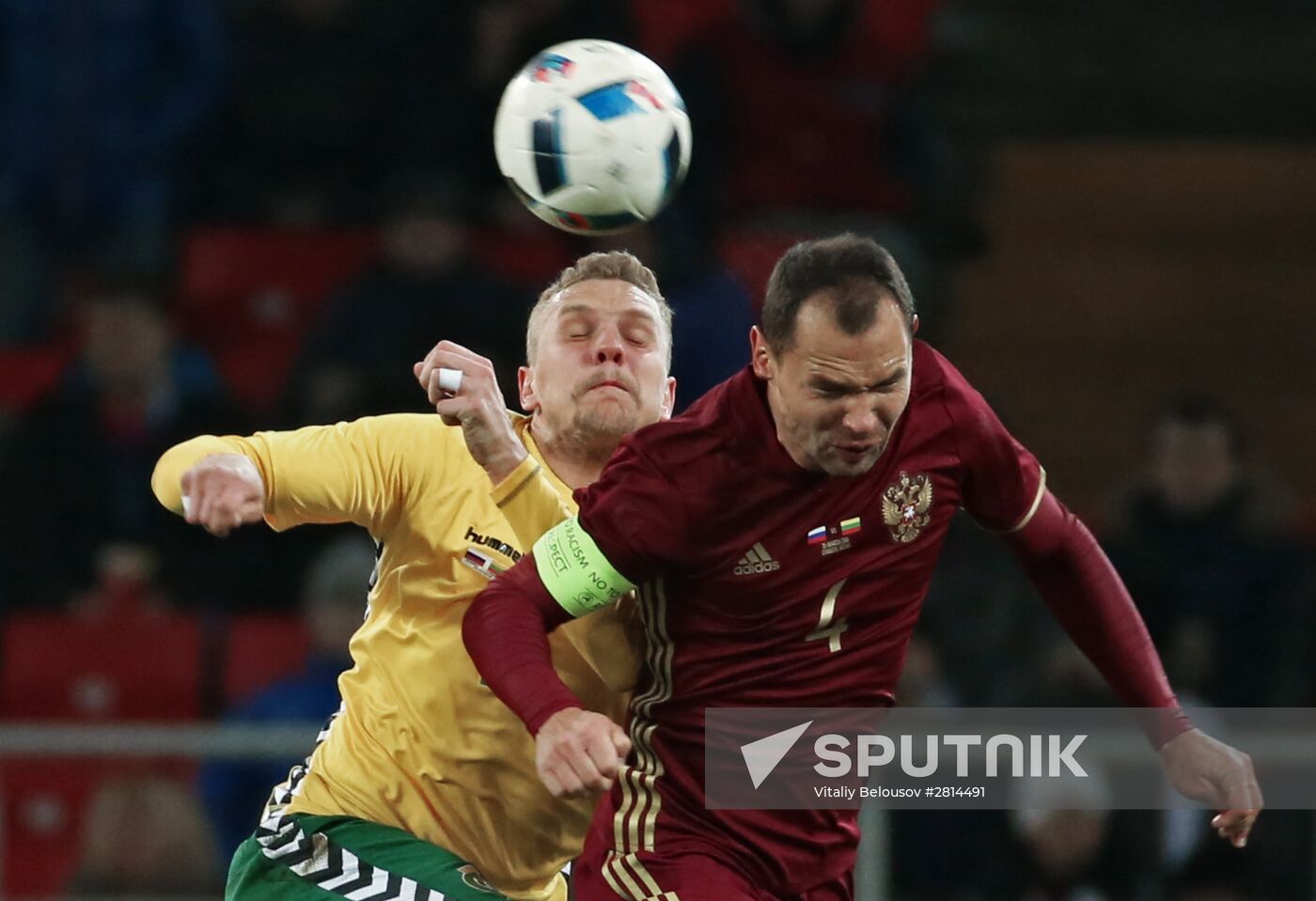 Russia vs. Lithuania friendly football match