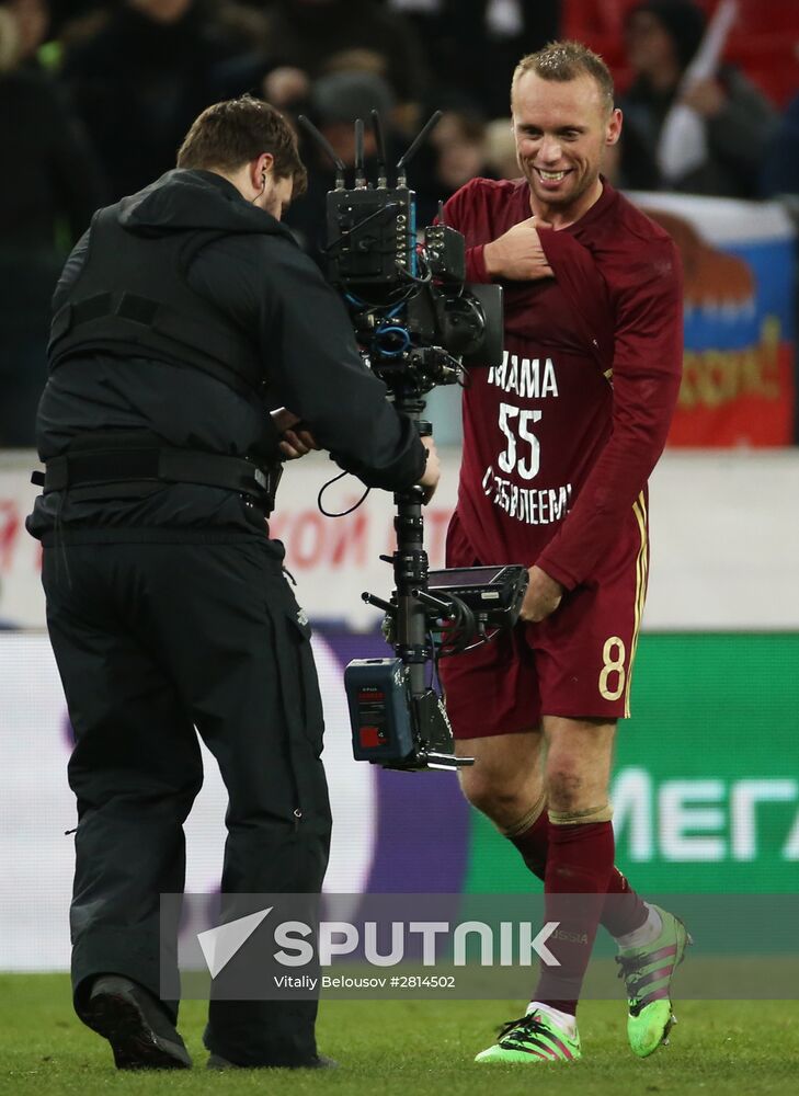 Russia vs. Lithuania friendly football match