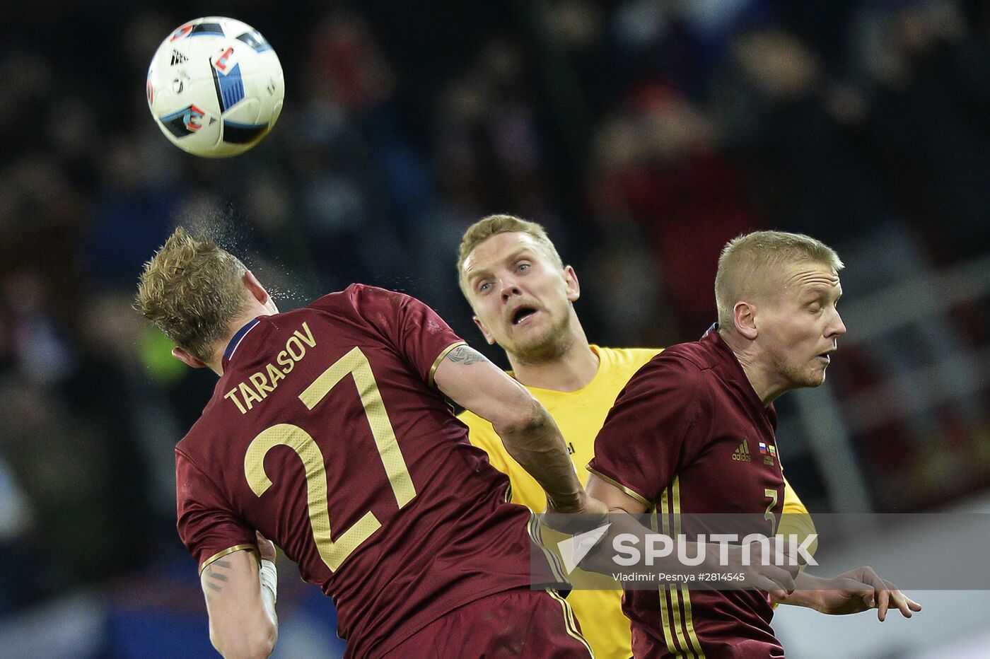 Russia vs. Lithuania friendly football match