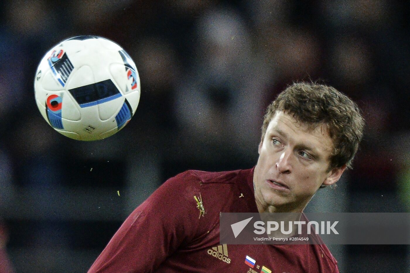 Russia vs. Lithuania friendly football match
