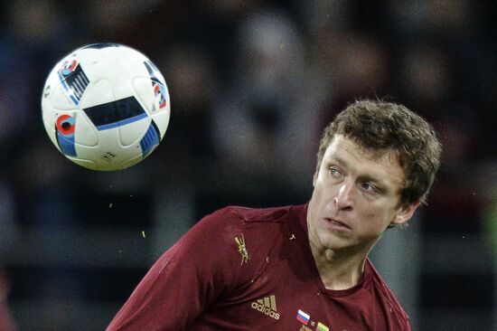 Russia vs. Lithuania friendly football match