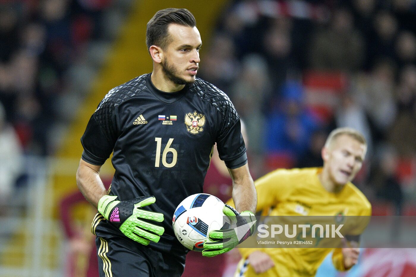 Russia vs. Lithuania friendly football match