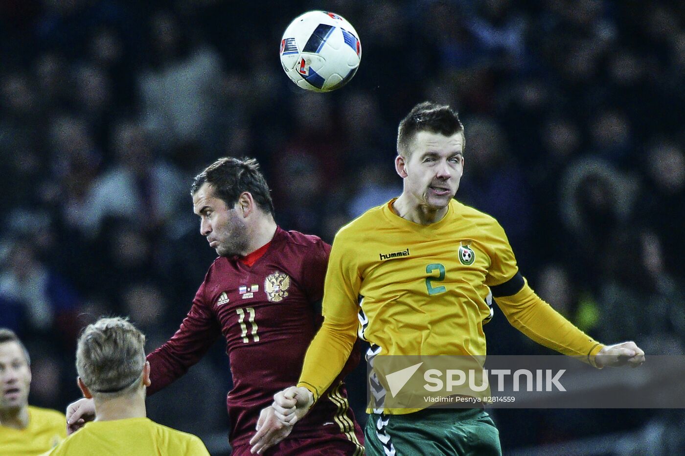Russia vs. Lithuania friendly football match