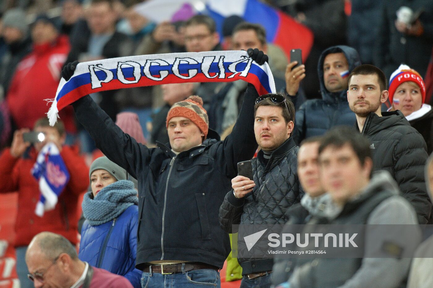 Russia vs. Lithuania friendly football match